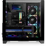 Thermaltake view 390 air midi tårnhus (sort | 2x USB-A | 1x USB-C | hærdet glas)