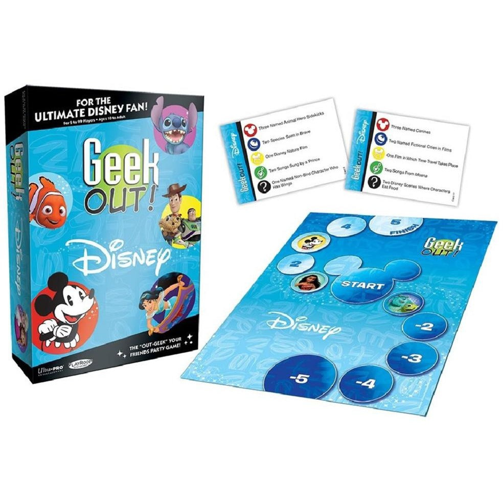 Disney europæisk spillernetværk nørd! kortspil (engelsk, 2 - 99 spillere, 30 minutter, fra 10 år)