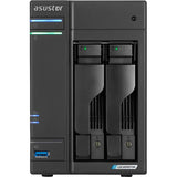 Asustor lockerstor 2 as6702t nas (sort, 2x lan, hdmi, usb)