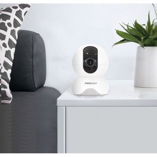 Foscam x5, 5mp WiFi-kamera med AI personlig detektion (hvid)