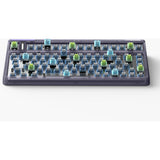 Iqunix og80 lavandin trådløst mekanisk tastatur (lavendel, us-layout (qwerty), cherry mx red, 80% (tkl), hot-swappable, pbt, 2.4ghz | bluetooth 5.1 | usb-c)