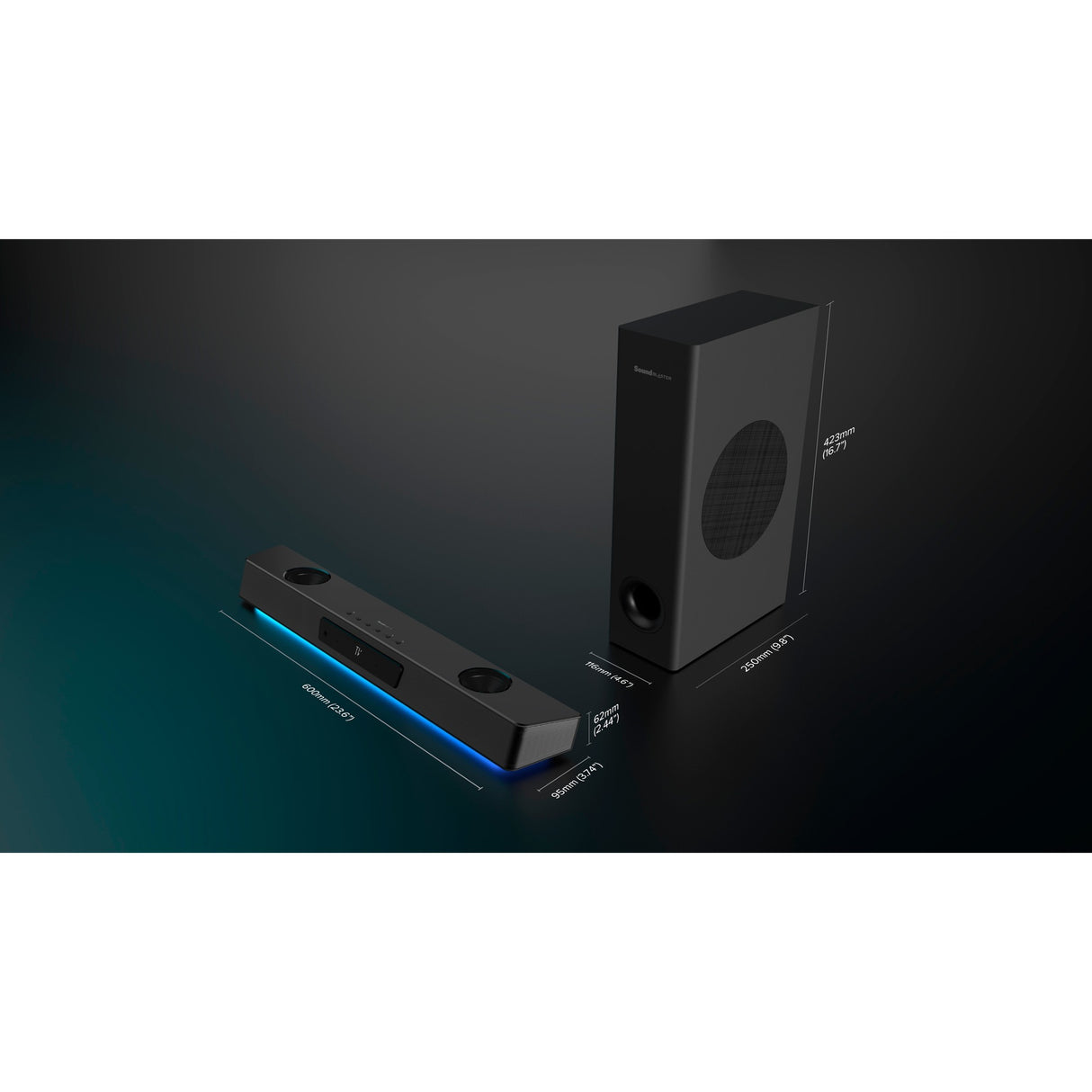 Creative Sound Blaster Katana V2X Soundbar (sort)
