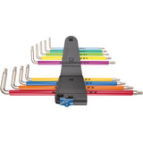Wera sekskantnøglesæt torx 3967 9 tx sxl multicolour hf rustfri 1 (9-delt, torx t8 til t40)