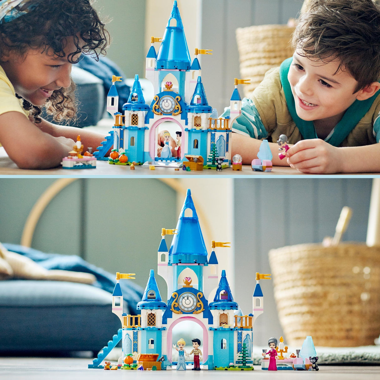 Lego Disney Princess - Askepots slot og det smukke prinsens byggelegetøj (43206)