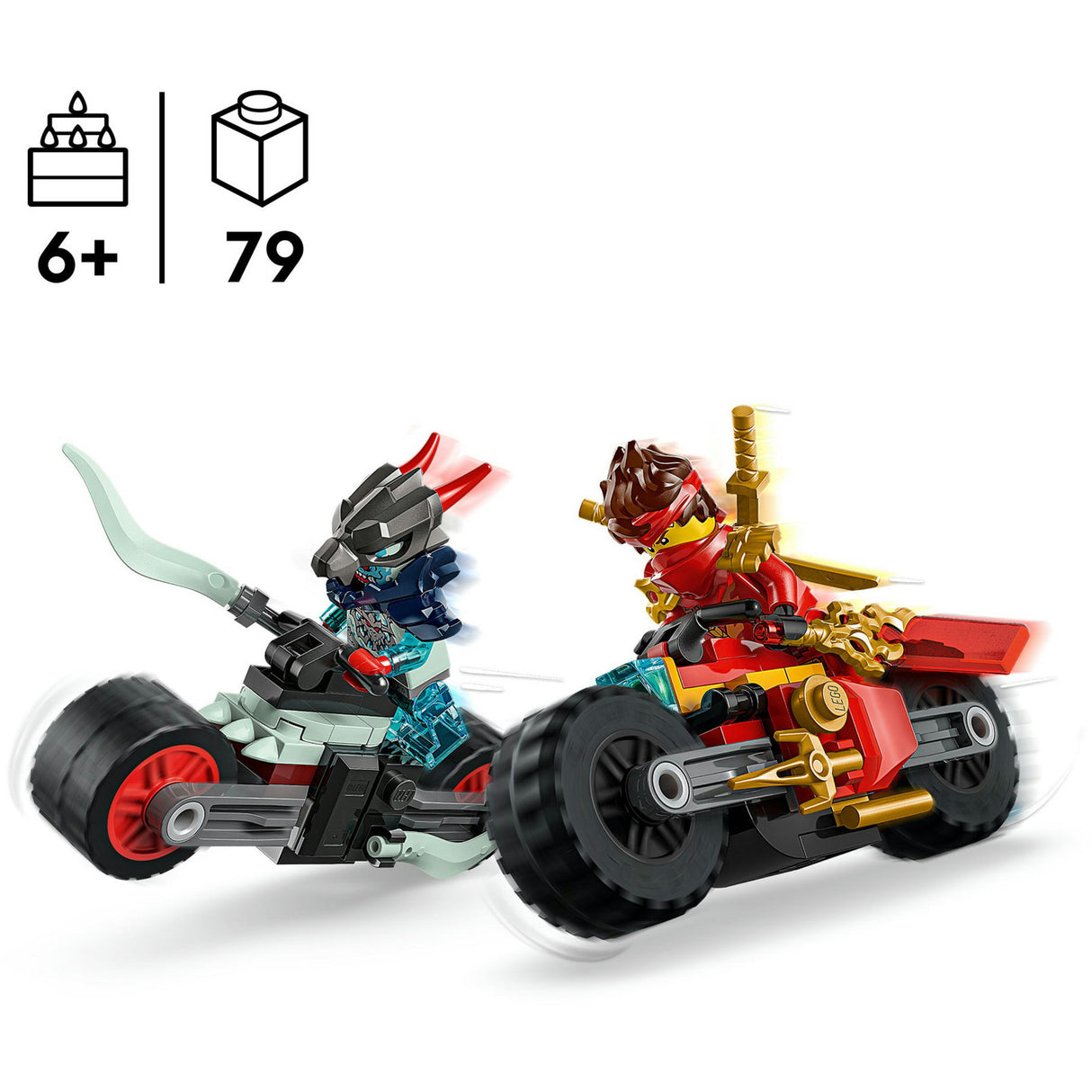 Lego ninjago 71838 kai's motorcykelløb