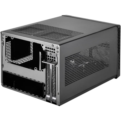 Silverstone sst-sg13b-c mini tårnhus (sort | 1x USB-A | 1x USB-C)