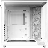 Nzxt h6 flow midi tårnhus (hvid | 2x USB-A | 1x USB-C | hærdet glas)