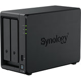 Synology diskstation ds725+ nas (sort, 2x LAN, USB-A 3.2 (5 Gbit s))