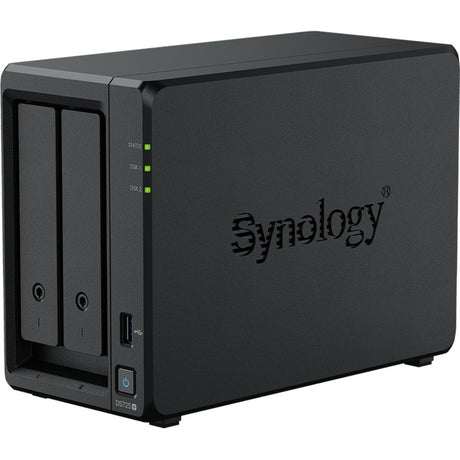 Synology diskstation ds725+ nas (sort, 2x LAN, USB-A 3.2 (5 Gbit s))