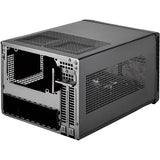 Silverstone SG13B mini tårnhus (sort | 2x USB-A)