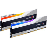 G.skill trident z5 rgb 32 gb ddr5-6400 (2x 16 gb) RAM (sølv, f5-6400j3239g16gx2-tz5rs, xmp 3.0)