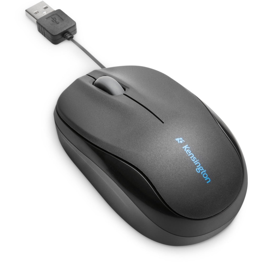 Kensington pro fit udtrækkelig mobilmus (sort, 1000 dpi)