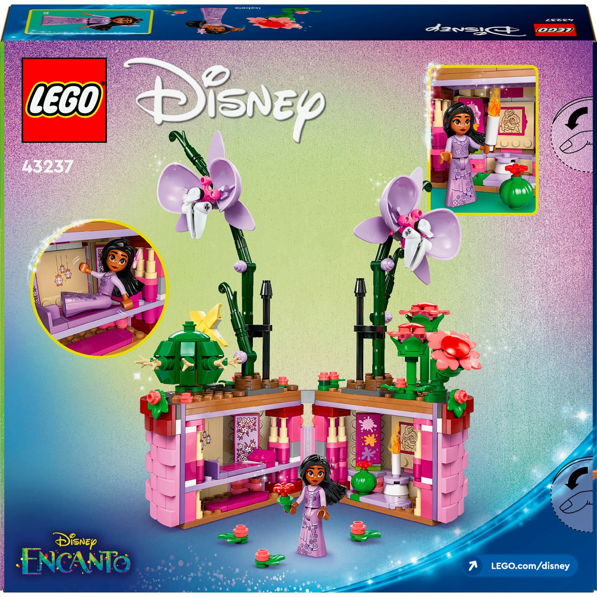 Lego disney - isabelas urtepotte byggelegetøj (43237)