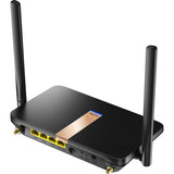Cudy AC1200 Wi-Fi Mesh 4G LTE Cat4 Mesh-router (sort, mesh, app, Nano SIM-slot)