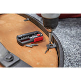 Wiha bit sæt flip vælger standard 25 mm (sort rød, torx® 13-delt 1 4 c6.3 med bælteclips)