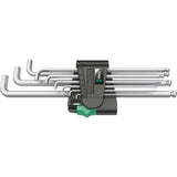 Wera unbrakonøglesæt 950 9 hex-plus 4 (krom, 9 dele)