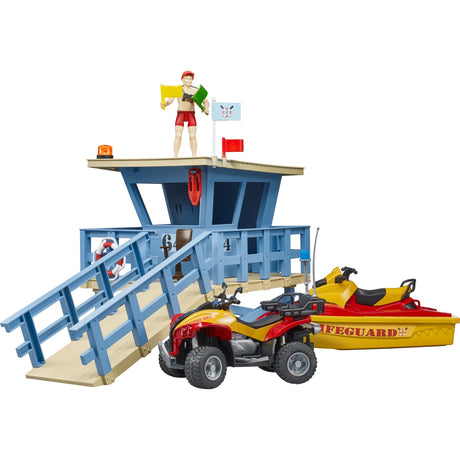 Bruder bworld rescue brigade station spille figur (62780)