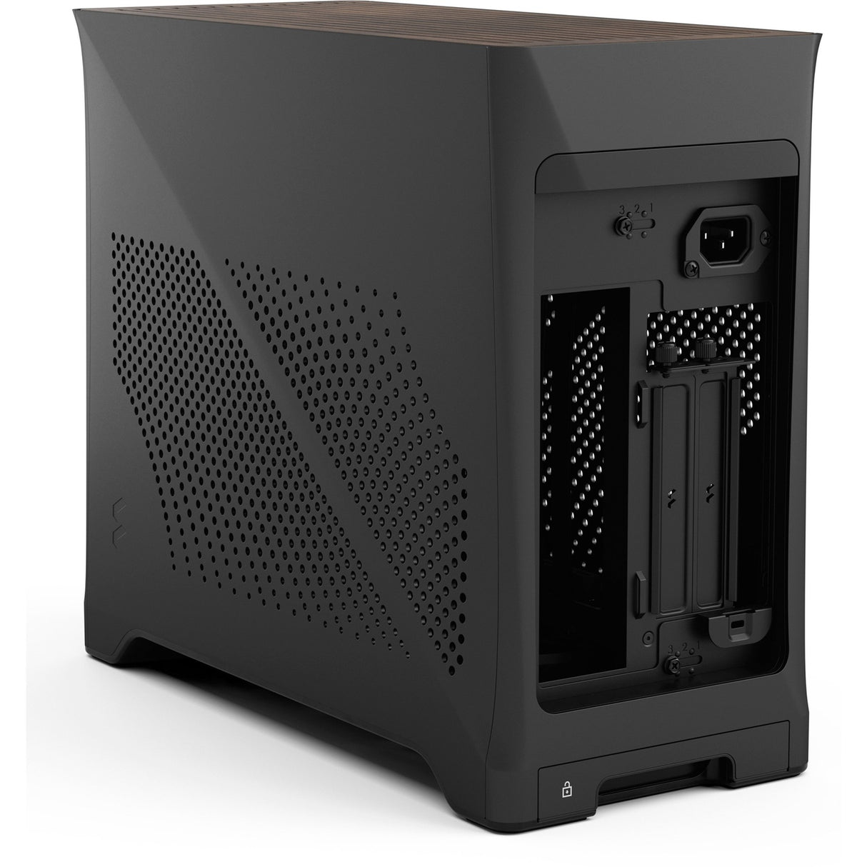 Fractal design æra 2 kul mini tårnhus (mørkegrå | 2x USB-A | 1x USB-C)