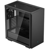 Deepcool ch510 midi tårnhus (sort | 2x USB-A | hærdet glas)