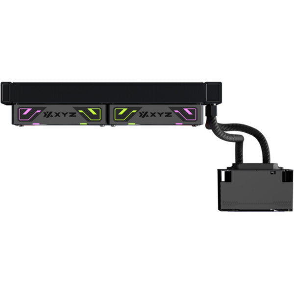 Xyz pc gear hydroview aio 240 vandkøling (sort, argb, pwm)