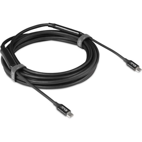 Club 3D USB-C 3.2 gen2 > USB-C aktivt tovejskabel (sort, 5 meter, 8k 60hz)