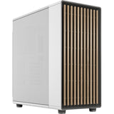 Fractal design nord xl midi tårnhus (hvid træfarve | 2x USB-A | 1x USB-C)