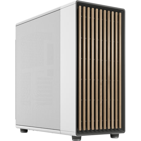 Fractal design nord xl midi tårnhus (hvid træfarve | 2x USB-A | 1x USB-C)