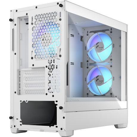 Fractal design pop mini air rgb midi tårnhus (hvid | 2x usb-a | rgb | vindue)