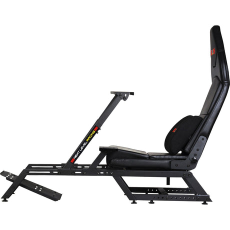 Næste niveau racing f-gt formel og gt simulator cockpit racing simulator (sort (mat))