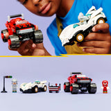 Lego Sonic the Hedgehog 77118 Silvers Car vs. knuckles' monstertruck