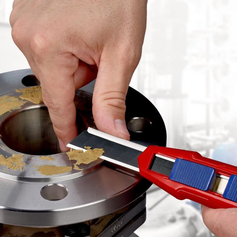 Knipex cutix universal knivboksskærer (rød blå, inkl. 2 knivblade)