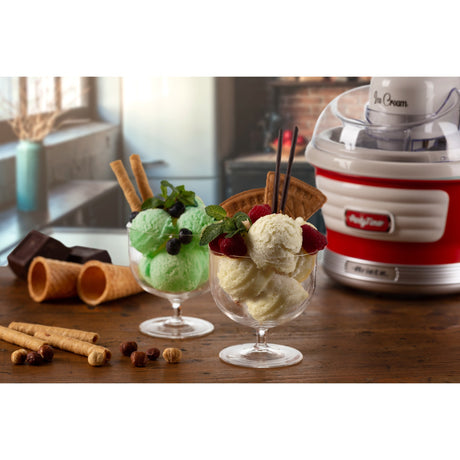 Ariete party time ismaskine 0643 00 (rød hvid)