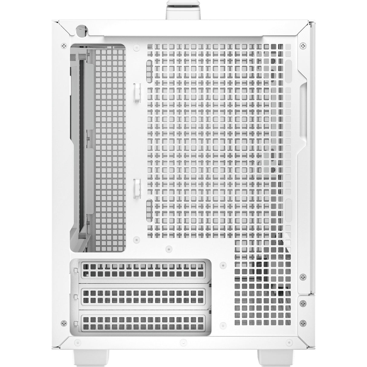 Deepcool ch160 mini tårnhus (hvid | 2x USB-A | 1x USB-C | hærdet glas)