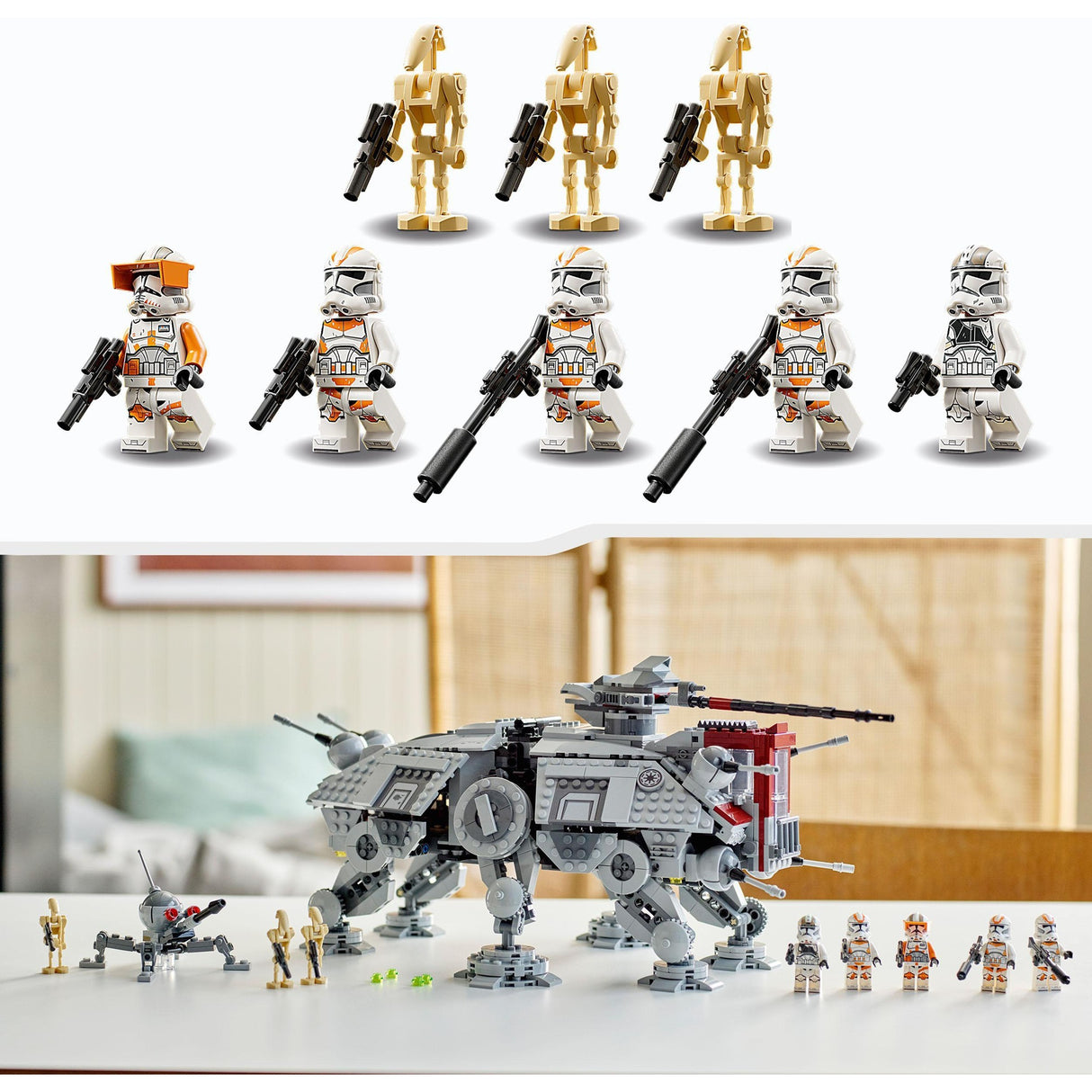 Lego star wars - at-te walker byggelegetøj (75337)