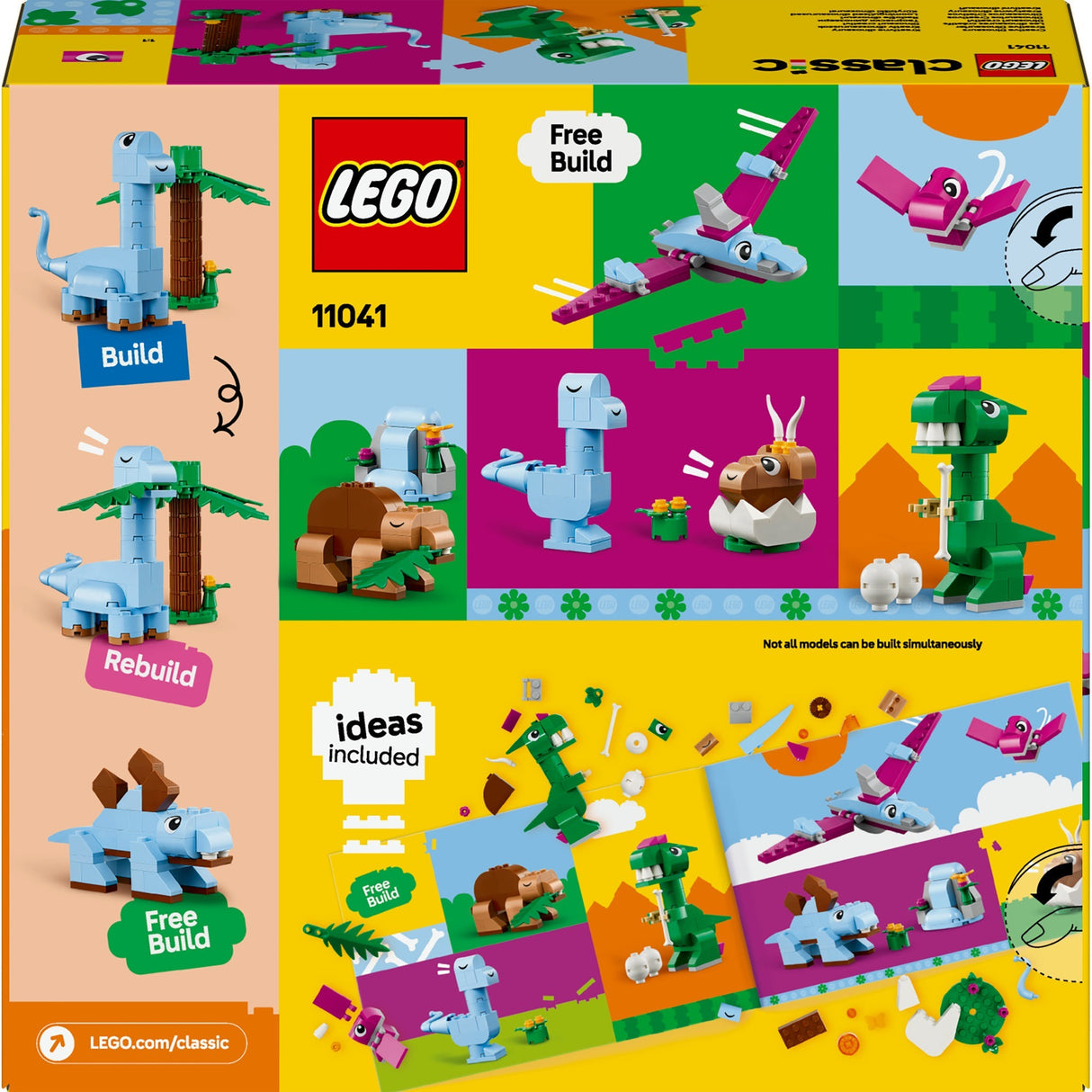 Lego klassiske kreative dinosaurer - 11041
