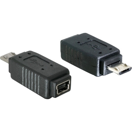 Delock-adapter USB 2.0, micro-B > mini-B (sort, 65063)