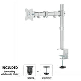 Neomounts nm-d135silver monitorarm (sølv)