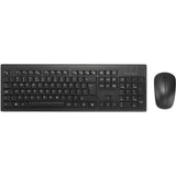 Kensington km270 eq genopladeligt skrivebordssæt – trådløst skrivebordssæt (sort, us-layout (qwerty), membran, 100 %, bluetooth, 2,4 ghz)