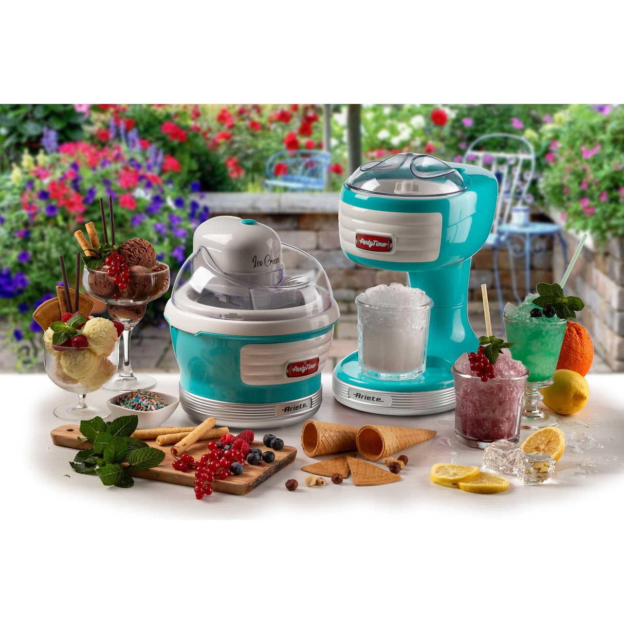Ariete party time barberet ismaskine 0076 01 ismaskine (lyseblå)