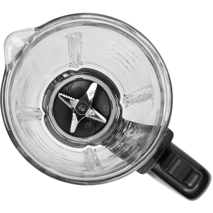Princess 212094 blender solid pro (rustfrit stål sort, 1,75 liter | rustfrit stål knivblok 6 knive | auto-clean funktion | opvaskemaskine-sikre dele)