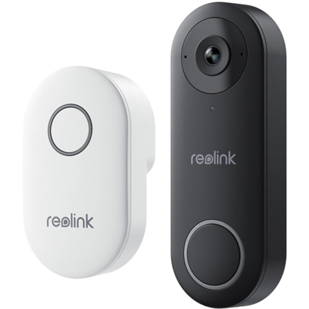 Reolink smart 2k+ kablet poe videodørklokke med klokke (sort)