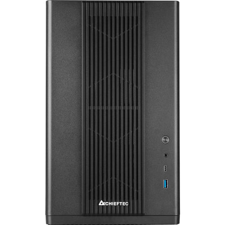 Chieftec bx-mesh mini tårnhus (sort | 1x USB-A | 1x USB-C | hærdet glas)
