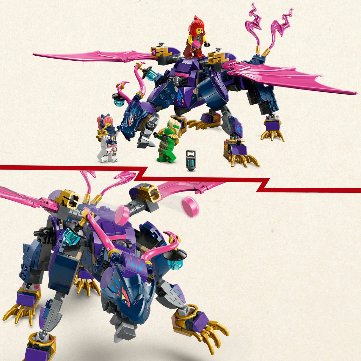 Lego ® ninjago® rontu mesterdragen legetøjssæt - 71842