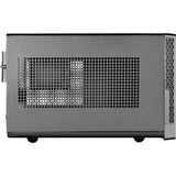 Silverstone SG13B mini tårnhus (sort | 2x USB-A)