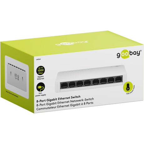 8-ports netværksswitch