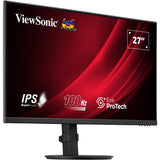 Viewsonic vg2708a-mhd 27 skærm (sort, 1x hdmi, 1x skærmport, vga, lyd, 100 hz)