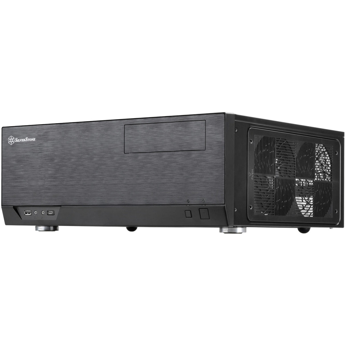 Silverstone SST-GD09B-C HTPC-hus (sort | 1x USB-A | 1x USB-C)
