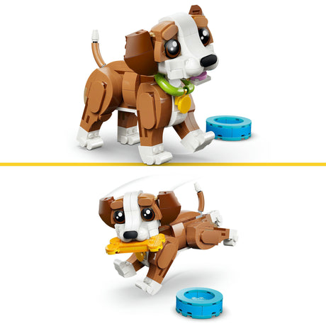 Lego ® creator 3i1 søde dyr: legende hvalp - dyresæt - konverter til et egern eller en and - 31382