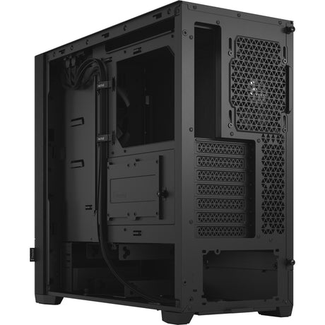 Fractal design pop lydløst midi tårnhus (sort | 2x USB-A)