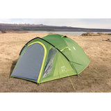 Coleman darwin 4 plus kuppeltelt (mørkegrøn lysegrøn, med frontstruktur, model 2025)